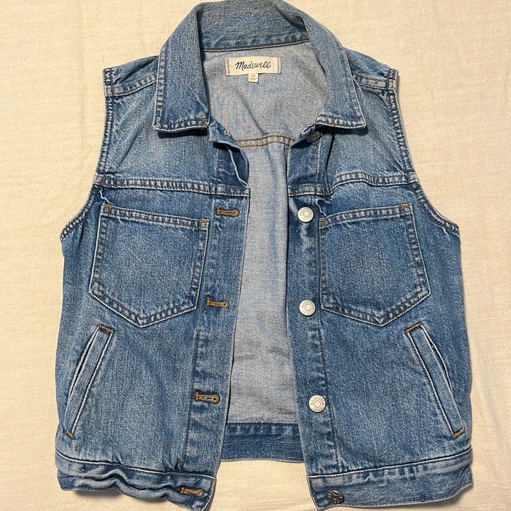 Madewell Denim Vest XS
